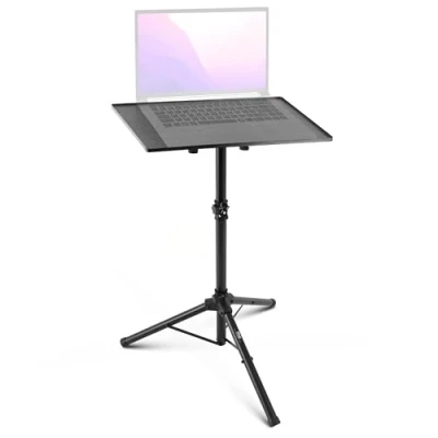 Afbeelding van Pyle Projector/Laptop Stand, PC Standaard, Draagbare Studiostandaard voor DJ Apparatuur, Met Verstelbare Hoogte, Zwart