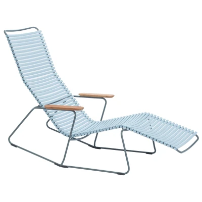 Afbeelding van Loungestoel Houe Click Sunrocker Dusty light blue