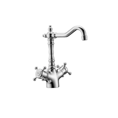 Afbeelding van Huber Victorian Thermostatische Wastafelmengkraan Chroom VTT5201021