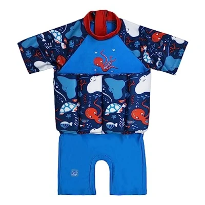 Afbeelding van Splash About Drijfpak met mouwen en verstelbare drijfkracht, Sea Life, 4 6 Jaren