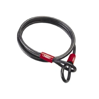 Afbeelding van ABUS luskabel Cobra 10 staalkabel gecoat met kunststof beveiliging voor fiets en motoraccessoires 2 meter lang, mm dik
