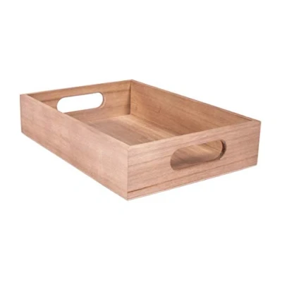 Afbeelding van Rayher Houten dienblad, klein 24 x 17 5 cm, met handgrepen, populierenhout, FSC gecertificeerd, natuur, decoratief 62958505