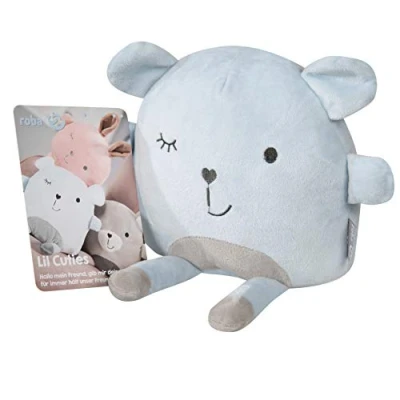 Afbeelding van roba Knuffelkussen Lil Cuties knuffel Sammy met vriendschapskaart lichtblauwe lucht