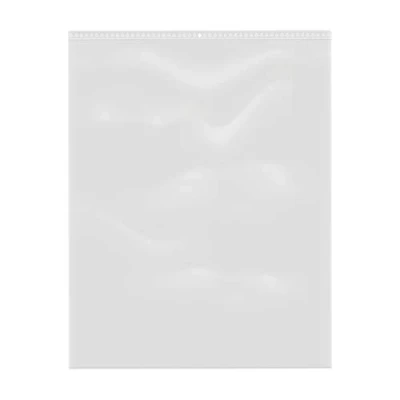 Afbeelding van 100 hersluitbare zakjes met ritssluiting, transparant, voor levensmiddelen, sieraden, accessoires, formaat 35 x 45 cm