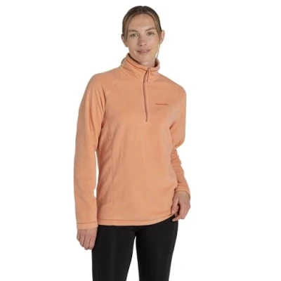 Afbeelding van Craghoppers Miska fleece met halve rits voor dames, lichtgewicht en isolerend perfect buiten, wandelen, wandelen kamperen