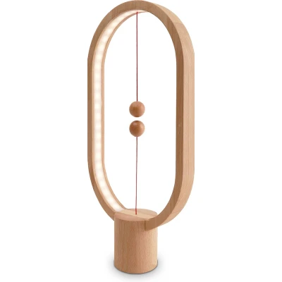 Afbeelding van Designnest Heng Balance Lamp Ellipse Light Wood