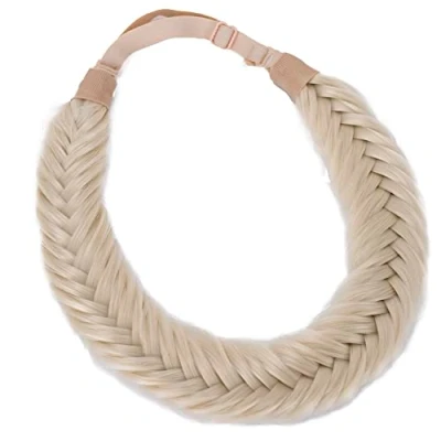 Afbeelding van CAISHA Gevlochten Haarband Haarstukje Haaraccessoires Platinablond HZ304