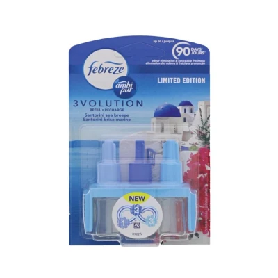 Afbeelding van Febreze Air Freshener Refill 3 Volution Santorini Sea Breeze 20ml