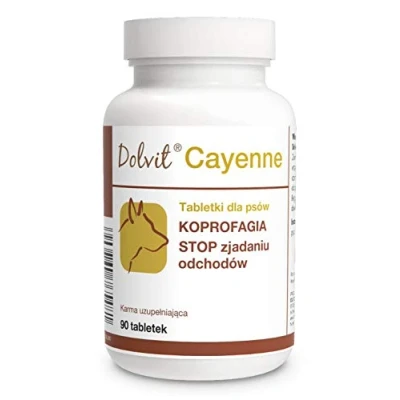 Afbeelding van Dolfos Dolvit Cayenne 90 tabletten tegen het eten van uitwerpselen voor de hond