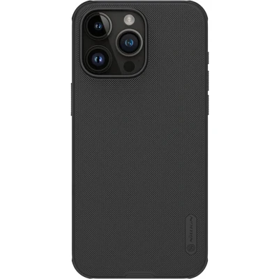 Afbeelding van Nillkin Super Frosted Shield Apple iPhone 15 Pro Max Hoesje Zwart