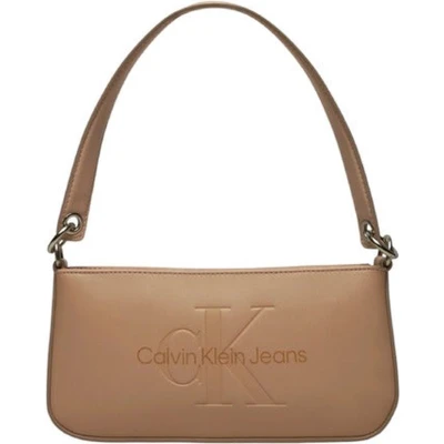 Afbeelding van Calvin Klein Jeans Sculpted Shoulder Pouch MONO Handtas, Dames, Maat: One Size, Crockery