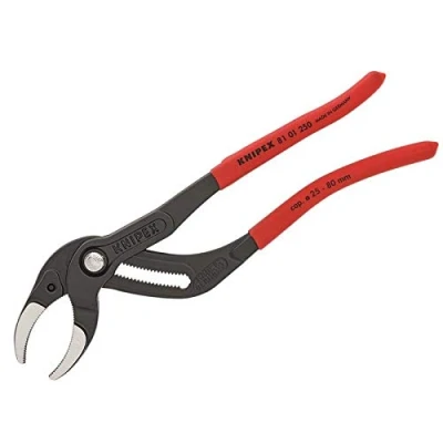 Afbeelding van Knipex Sifon en connectorentang zwart geatramenteerd, met anti slip kunststof bekleed 250 mm (zelfbedieningskaart/blister) 81 01 SB
