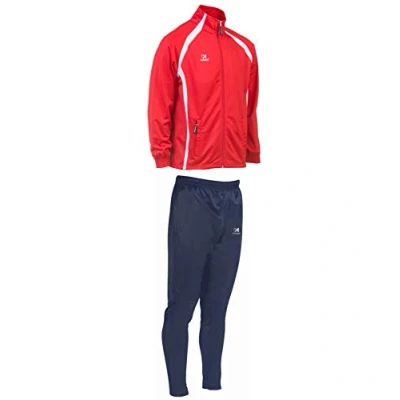 Afbeelding van Asioka Trainingspak 81/09, heren XXL rood/marineblauw