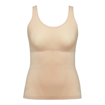 Afbeelding van SPANX dames Thinstincts corrigerende naadloze tanktop in de kleur Beige, maat: L