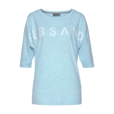 Afbeelding van Elbsand 3/4ARM Tshirt print, Dames, Maat: 42, Hellblau