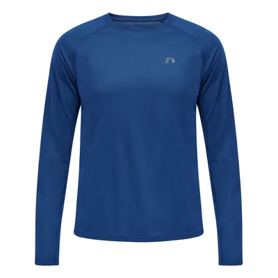 Afbeelding van Newline MEN CORE Running Longsleeve, Heren, Maat: Medium, True blue