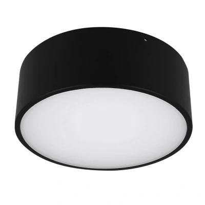 Afbeelding van Yphix Led Plafondlamp Hillsand Zwart 6w 3000k Ip65 LEDdirect.nl