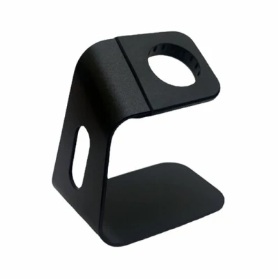 Afbeelding van Apple watch houder Aluminium Dock station Zwart Geschikt voor