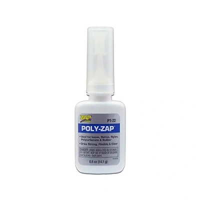Afbeelding van Zap PT22 Poly CA 1/2oz Cyano Super Glue for Plastic Lexan ABS Nylon Rubber