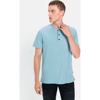 Afbeelding van camel active Kurzarm Tshirt basic, Heren, Maat: 3XL, Steel blue