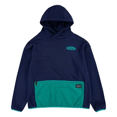 Afbeelding van Levi&#039;s Kids LVB NYLON PULLOVER HOODIE jongens 10 16 jaar, peacoat, 14 Jaar