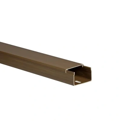 Afbeelding van KOMIB, kabelgoot, kabelgeleiding, verschillende maten en kleuren, schroefbaar, 5 x 2 m stangen, bruin, hout, 50 30 mm, 10