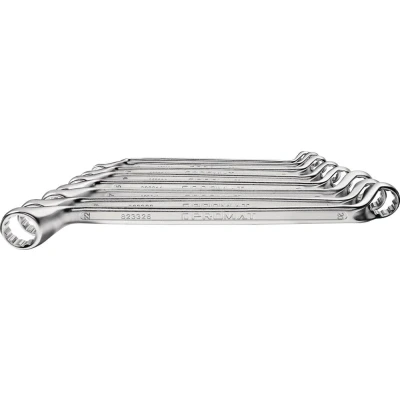 Afbeelding van Promat ringsleutelset vorm B 6 x 7 24 27 10 delig