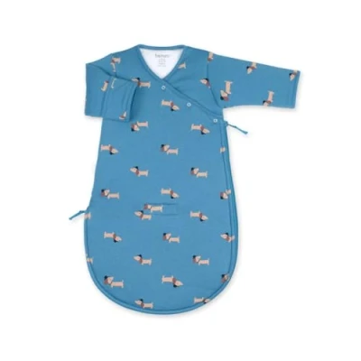 Afbeelding van BEMINI Babyslaapzak MAGIC BAG 1 4m TOG 3 Pady jersey + Print wouff Turquoise