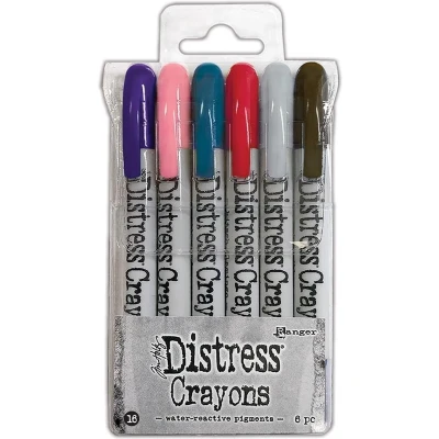 Afbeelding van Ranger Distress Crayon Kit 6 st #16 TDBK84792 Tim Holtz (01 24)