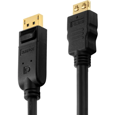 Afbeelding van PureLink PI5100 050 video kabel adapter 5 m DisplayPort HDMI Zwart