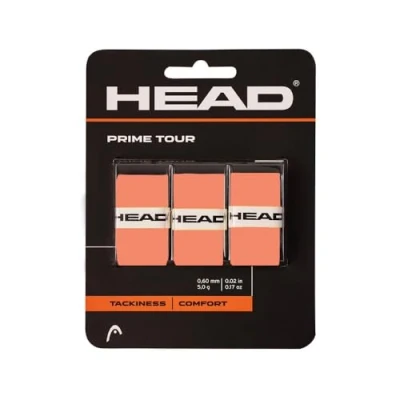 Afbeelding van HEAD Prime Tour 3 Pcs Pack Rot Tennis overgrip Verpakking stuks