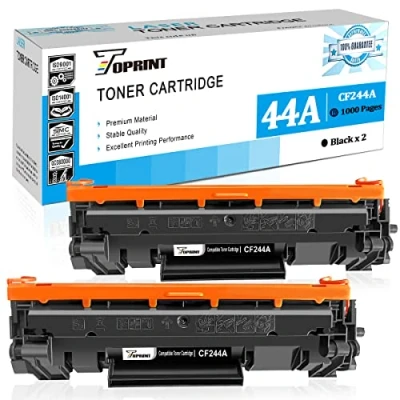 Afbeelding van TOPRINT 44A CF244A compatibele tonercartridges printcartridges 2 zwart 1000 pagina&#039;s voor HP LaserJet Pro M15 M15a M15w M16 M16a M16w, MFP M28 M28a M28w M29 M29a M29w printers