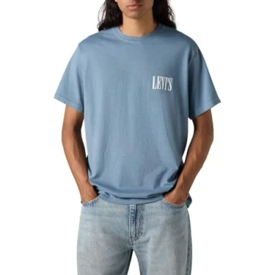 Afbeelding van Levi&#039;s Ss Relaxed Fit Tee T Shirt heren, Ssnl Serif Logo Stea, XL