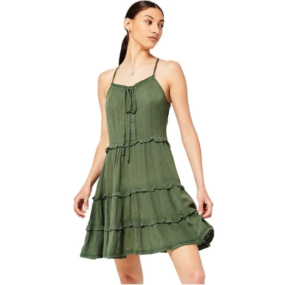 Afbeelding van Superdry Jurk, Dames, Maat: Large, Vert