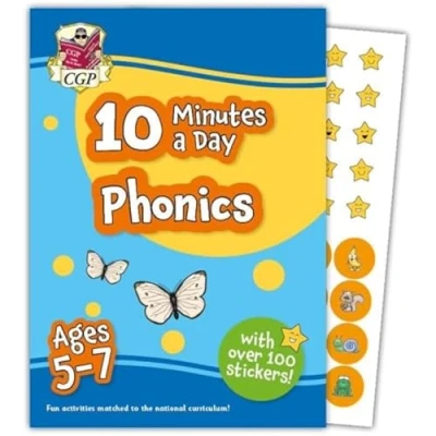 Afbeelding van 10 Minutes a Day Phonics for Ages 5 7 (with reward stickers)