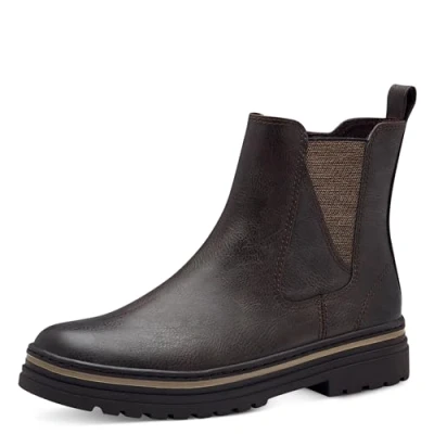 Afbeelding van Marco Tozzi Chelsea laarzen voor dames, mokka, 37 EU, 2 25493 43, EU