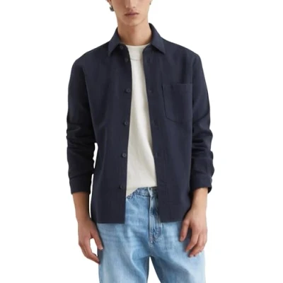 Afbeelding van Marc OPolo Denim herenhemd van biologisch katoen, regular fit, 4132, XL