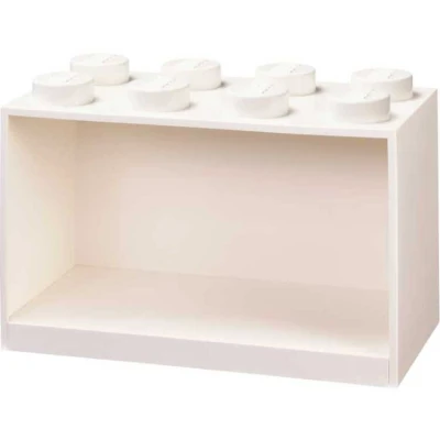 Afbeelding van Plank Lego Iconic Brick 8 Knoppen Wit