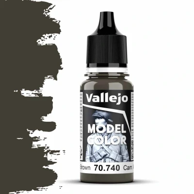 Afbeelding van Vallejo 70740 Model Color Cam. Middle Brown Acryl 18ml Verf flesje