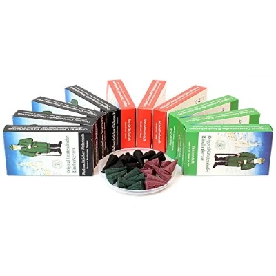 Afbeelding van Originele Crottendorfer wierookkegelsen 10x24 voordeelverpakking wierook sandelhout dennengeur Ertsgebergte