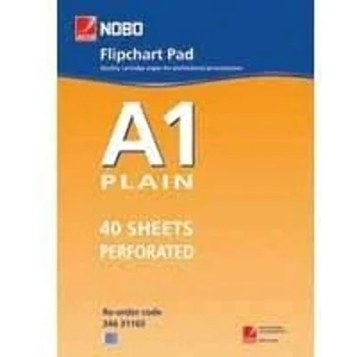 Afbeelding van Nobo Flipchart Pad, A1, effen, 40 vellen, 34631165