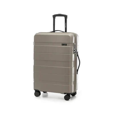 Afbeelding van WITTCHEN COMODO Line koffer Bagage van ABS Telescopisch Handvat TSA slot 4 dubbele wielen, goud, Mittlerer koffer, middelgrote