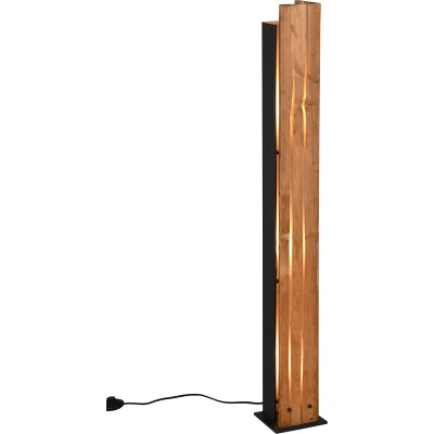 Afbeelding van Trio Houten vloerlamp Karuni 463300330