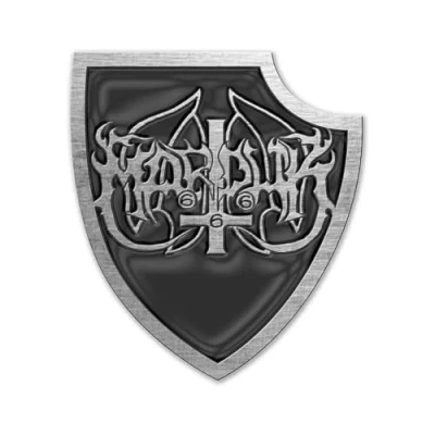 Afbeelding van Marduk Panzer Crest Pin Zwart/Zilverkleurig