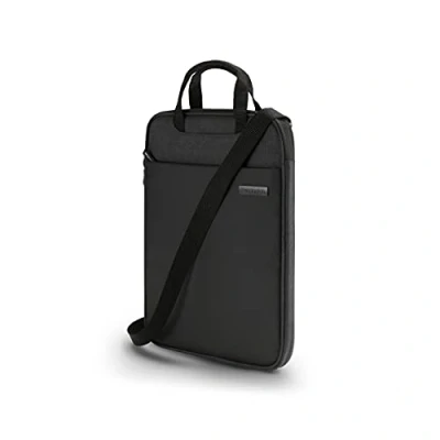 Afbeelding van Kensington Verticale Eco Laptoptas ontworpen voor 12&quot; schermen, beschermende draagtas en hoes met een rits verstelbare, afneembare schouderriem, milieuvriendelijk waterbestendig (K60102WW)