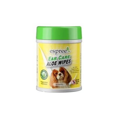 Afbeelding van Espree Verzorgingsdoekjes Aloe Voor Oren Hond