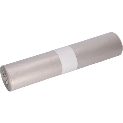 Afbeelding van Deiss vuilniszak 120 l, ft 70 x 110 cm, transparant, HDPE, rol van 25 stuks