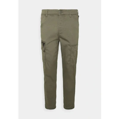 Afbeelding van Jack &amp; Jones Jjiace Jjdex Tapered Cargobroek, Heren, Maat: 27x32, Dusty olive