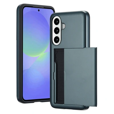 Afbeelding van imoshion Hoesje met pasjeshouder Geschikt voor Samsung Galaxy A56 (5G) / A36 Backcover Donkerblauw