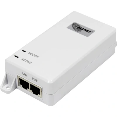 Afbeelding van Allnet ALL0488v6 PoE Injector 10/100/1000 MBit/s IEEE 802.3af (12,95 W), 802.3at (25,5 W)